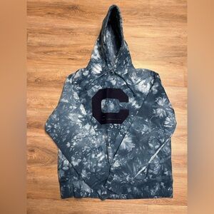 Champion Gray Reverse Weave Sweatshirt tie-dye